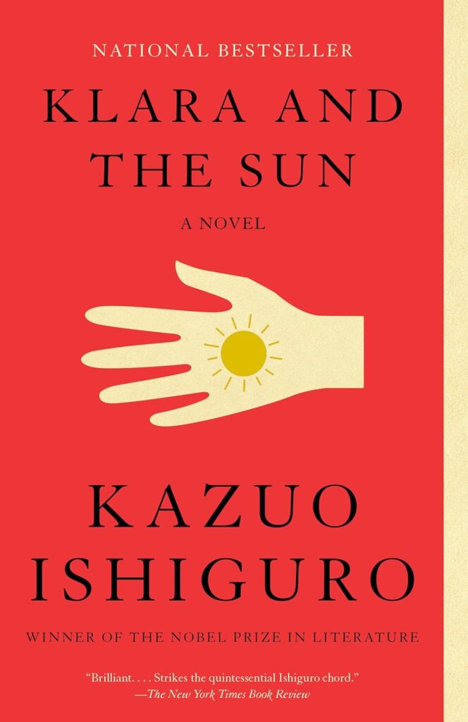 Klara and the Sun by Kazuo Ishiguro, one of the best books about ai