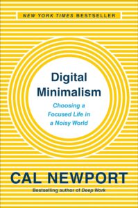 Digital Minimalism by Cal Newport book cover