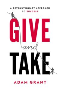 Give and Take by Adam Grant book cover